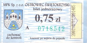 Bilet Ostrowiec Świętokrzyski