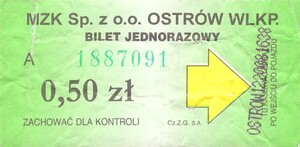 Bilet Ostrów Wielkopolski