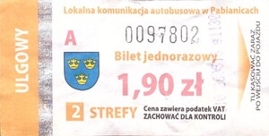Bilet Pabianice 1,90
