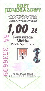 Bilet Płock