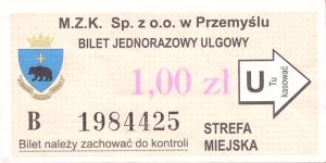 Bilet Przemyśl 1,00