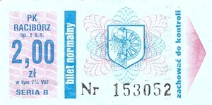 Bilet Racibórz 2,00