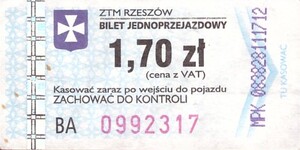 Bilet Rzeszów
