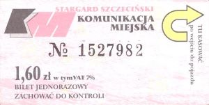 Bilet Stargard 1,60
