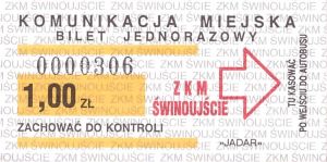 Bilet Świnoujście 1,00