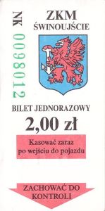 Bilet Świnoujście 2,00