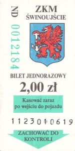 Bilet Świnoujście 2,00