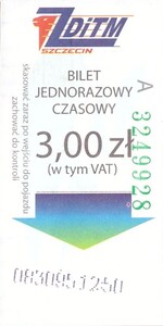 Bilet Szczecin 3,00