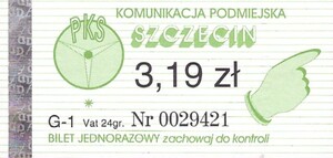Bilet Szczecin 3,19