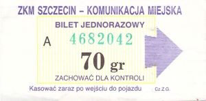 Bilet Szczecin 70