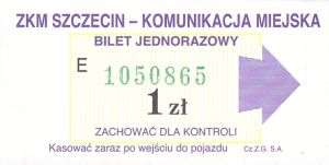 Bilet Szczecin 1
