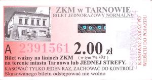 Bilet Tarnów 2,00