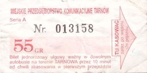 Bilet Tarnów 55