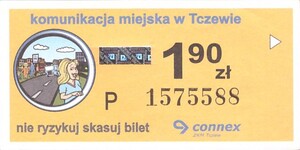 Bilet Tczew 1,90