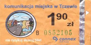 Bilet Tczew 1,90