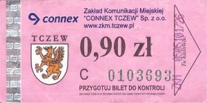Bilet Tczew 0,90