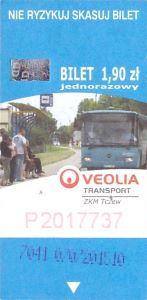 Bilet Tczew 1,90