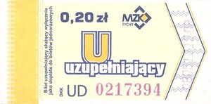 Bilet Tychy 0,20