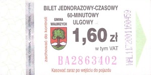 Bilet Wałbrzych