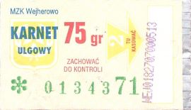 Bilet Wejherowo 75