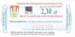 Bilet Włocławek 2,30