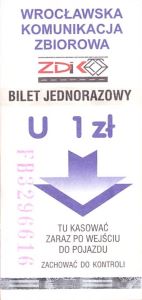 Bilet Wrocław 1