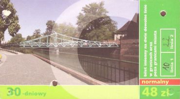 Bilet Wrocław 30 dniowy 48zł