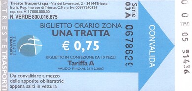 Bilet Triest