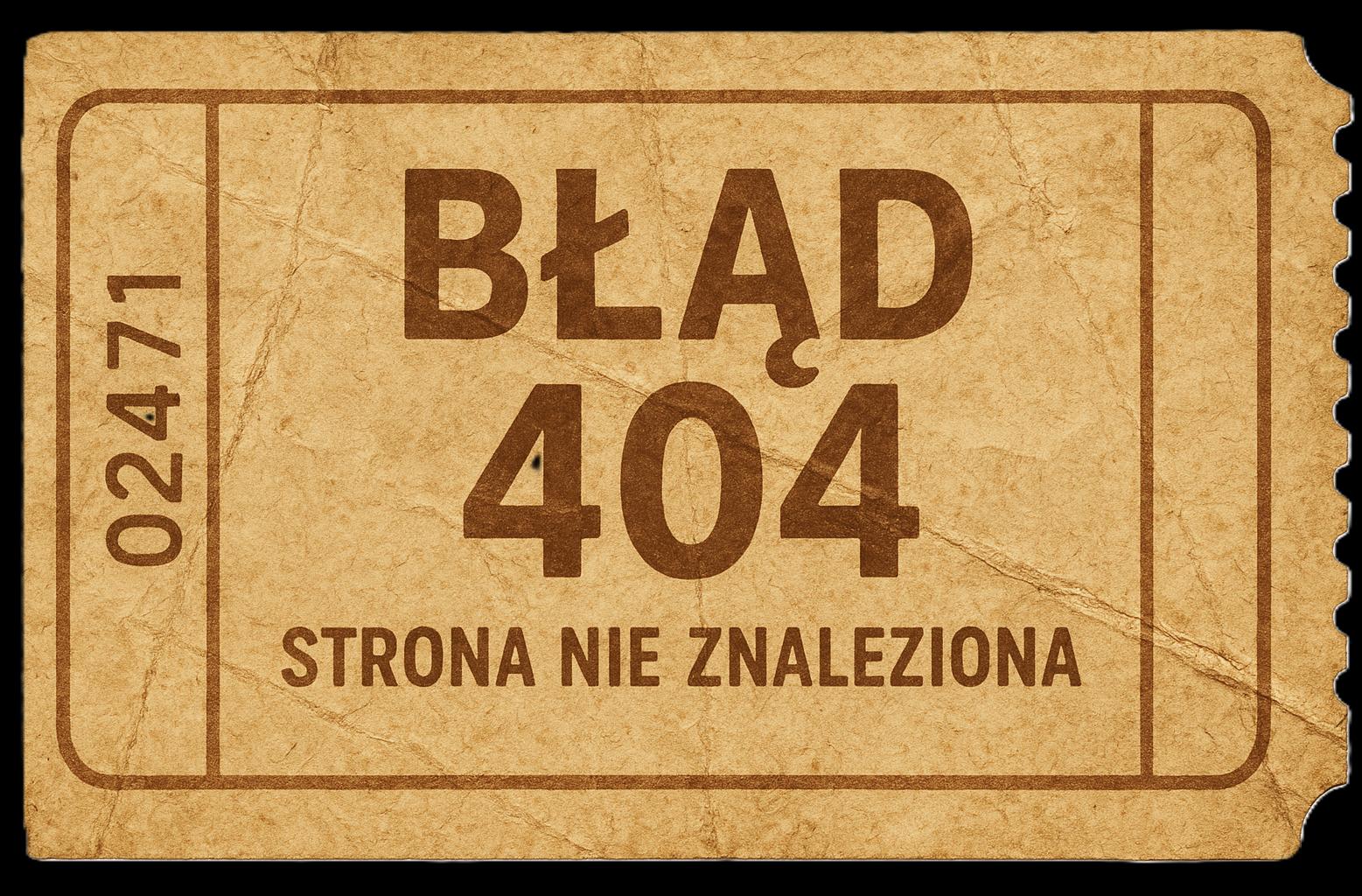 Błąd 404