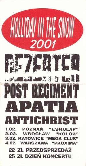 Koncert Holliday i the snow 2001