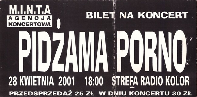 Pidżama Porno koncert 2001