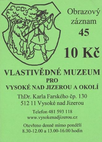 Bilet muzeum Wysokie nad Izerą