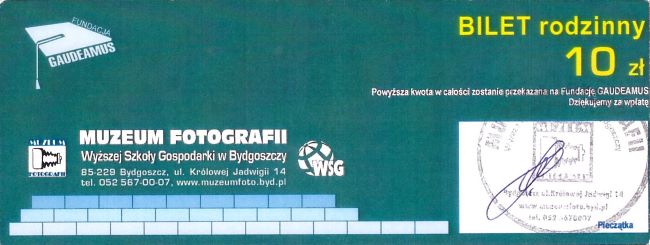Bilet muzeum Bydgoszcz