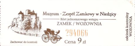 Bilet Niedzica-Zamek