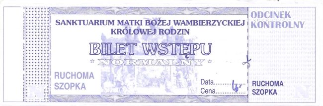 Bilet Wambierzyce