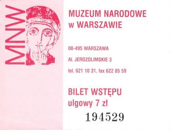 Bilet Warszawa