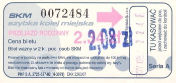 Bilet SKM 2,34 przebitka 2,08