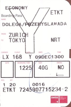 boarding pass